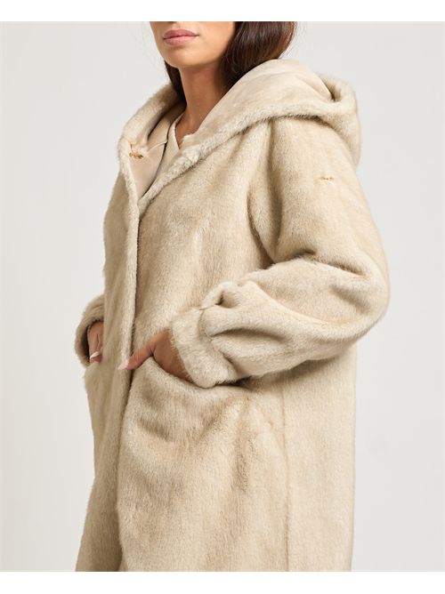 Cappotto donna Yes Zee con cappuccio YES ZEE | O059-KI000222